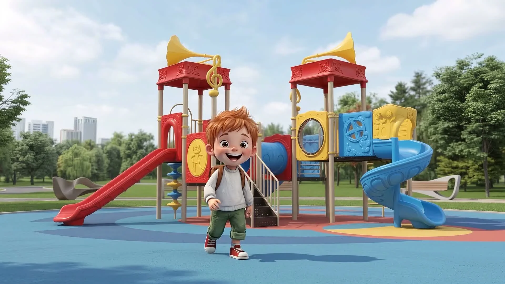 Fun Garden oyun alanı ve marka karakteri